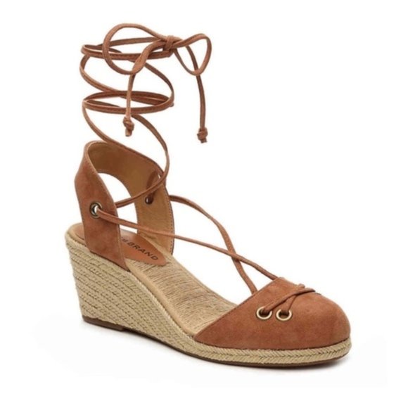 Lucky Brand Shoes - LUCKY BRAND Keller Espadrille Lace Up Wedge 6.5